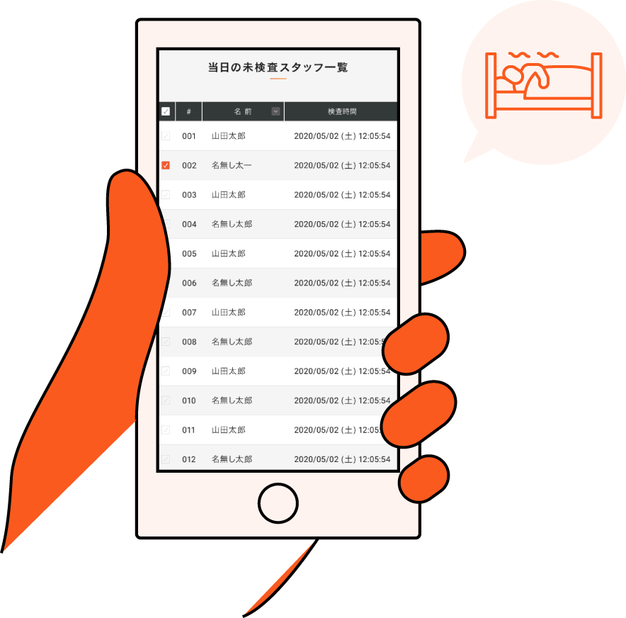 テレワーク中に体調を崩してしまう従業員がいないか心配
