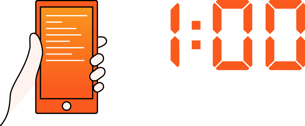 1分チェックで誰でもカンタン難しい操作は一切ありません